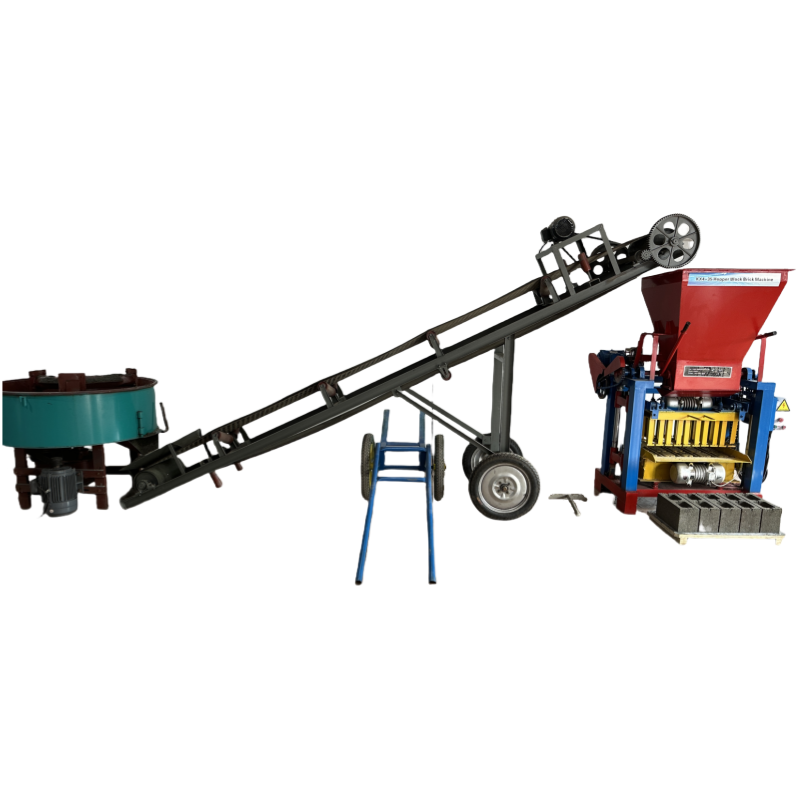 Export Very Semi-automatic Cement Block Production Line Multifunctional Concrete Unburned Brick Machine
