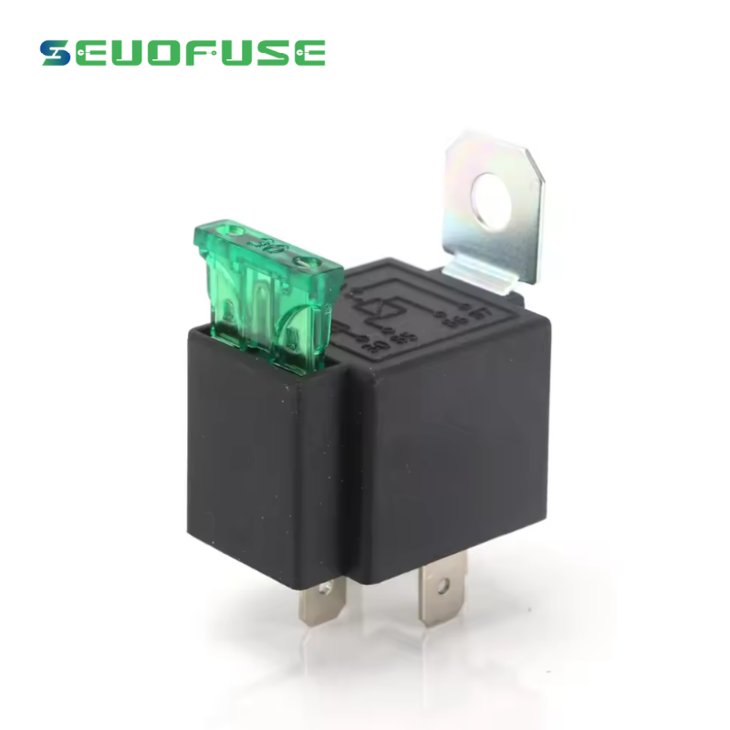 4 Pin/5 Pin 30A Auto Relay With Fuse Coil Voltage 12V/24V DC Vehicle Rel for Car Truck Motor