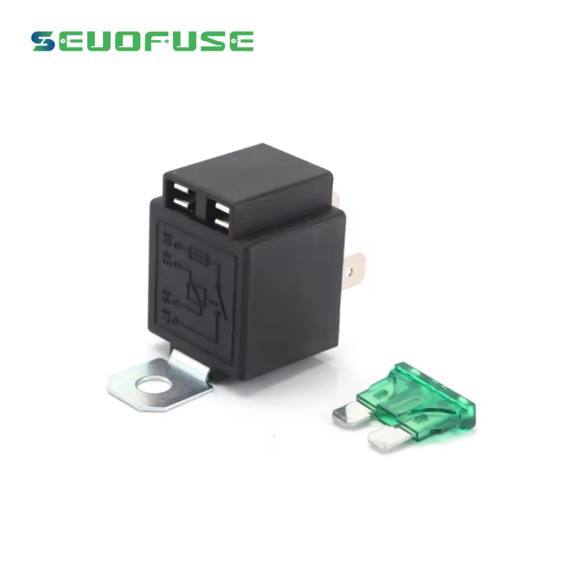 4 Pin/5 Pin 30A Auto Relay With Fuse Coil Voltage 12V/24V DC Vehicle Rel for Car Truck Motor