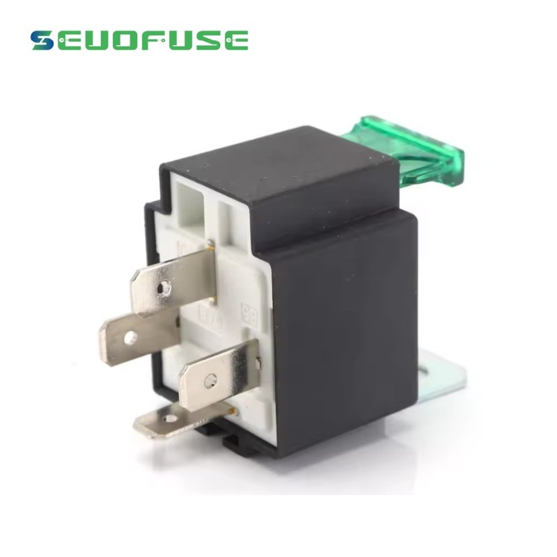 4 Pin/5 Pin 30A Auto Relay With Fuse Coil Voltage 12V/24V DC Vehicle Rel for Car Truck Motor