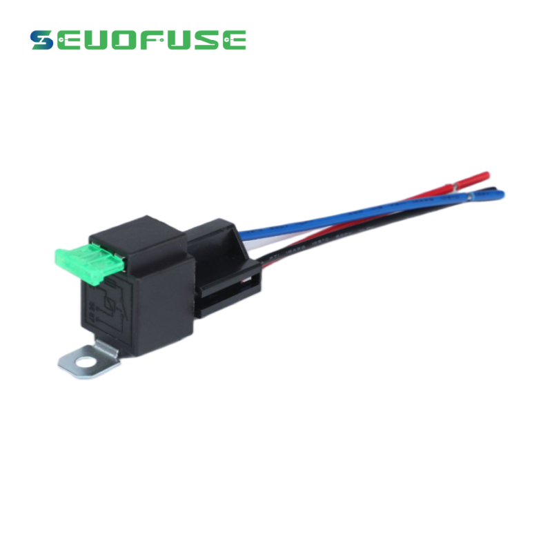 4 Pin/5 Pin 30A Auto Relay With Fuse Coil Voltage 12V/24V DC Vehicle Rel for Car Truck Motor