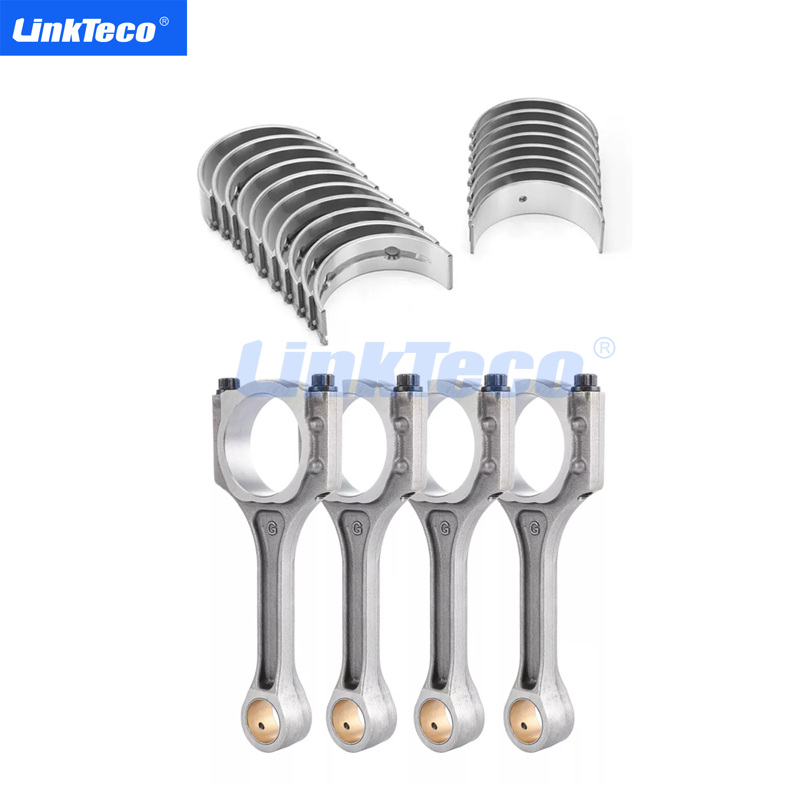 G4KE Engine Crankshaft + 4X Con Rods + Engine Bearing for Hyundai KIA Sonata 2.4L