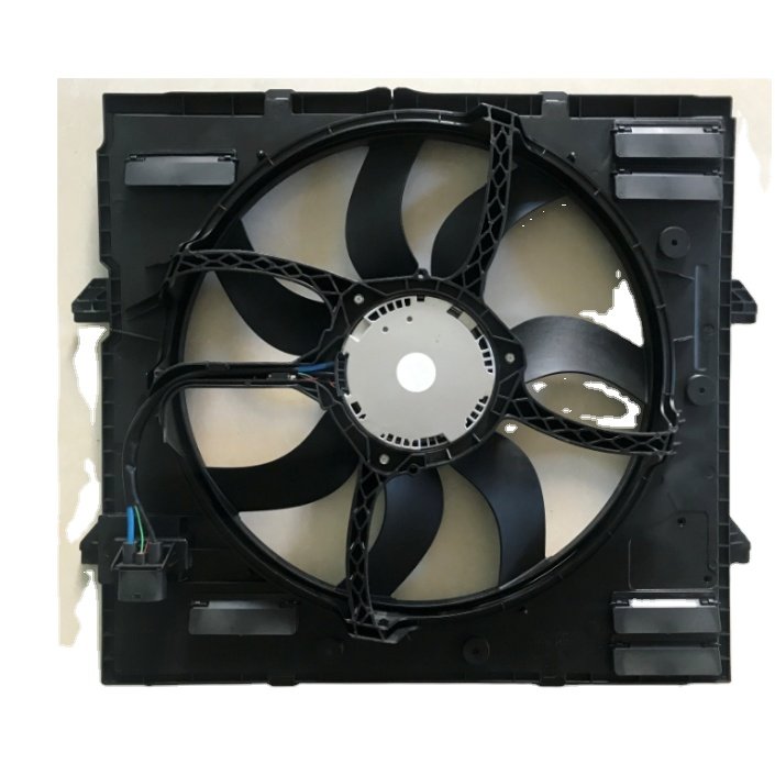 12V Auto AC air Conditioning Radiator Fan Motor Car Aircon Fan Assembly OEM 2H0121203K 7E0959455A for VW AMAROK 10- Brushless