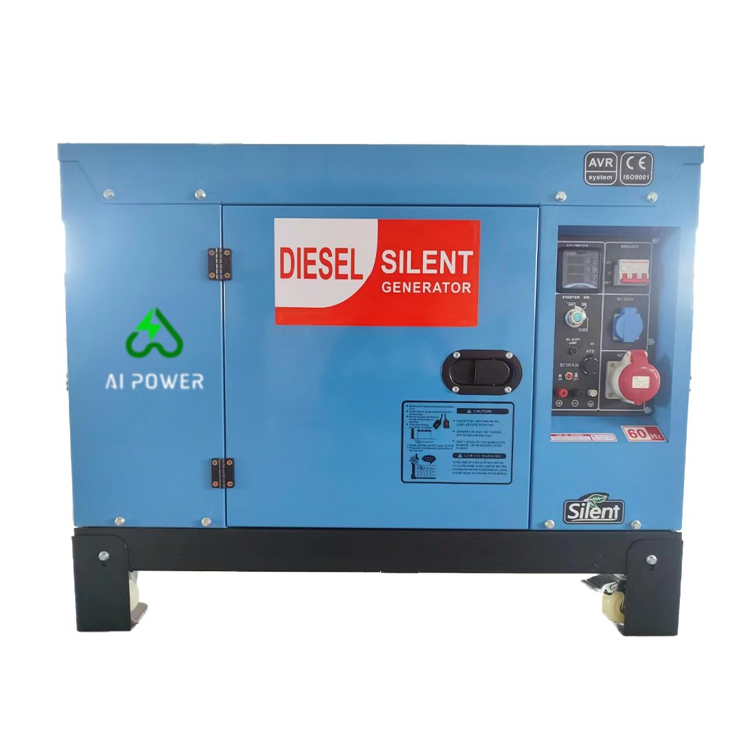 Chinese Manufacturer diesel 10kva 10kw Generator Set Low Noise Power Small Generator Portable