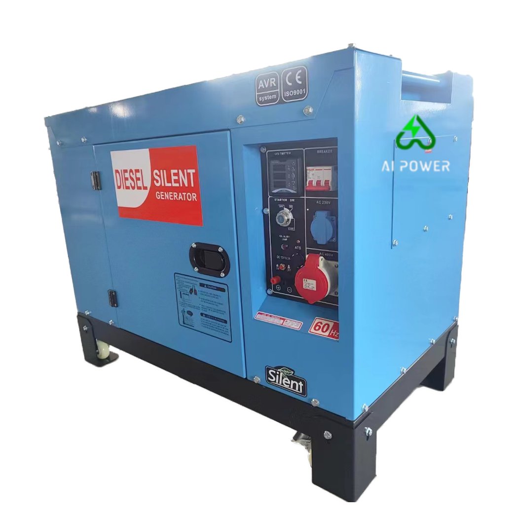 Chinese Manufacturer diesel 10kva 10kw Generator Set Low Noise Power Small Generator Portable