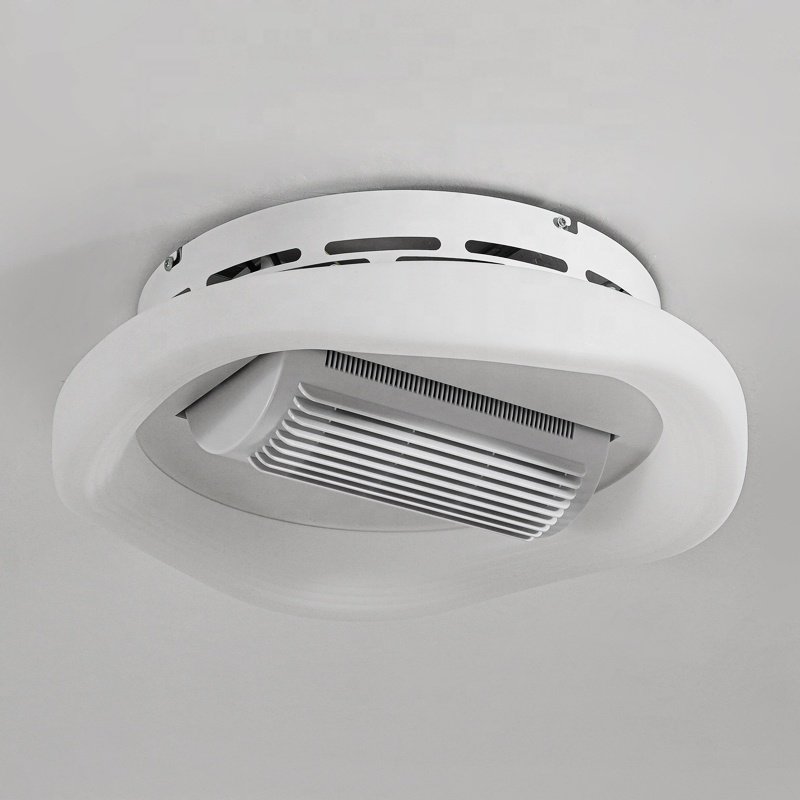 XD161 2024 New Leafless Fan Light with Full Spectrum Eye Protection, Modern, Living Room, Bedroom, Rectangular Ceiling Fan Light