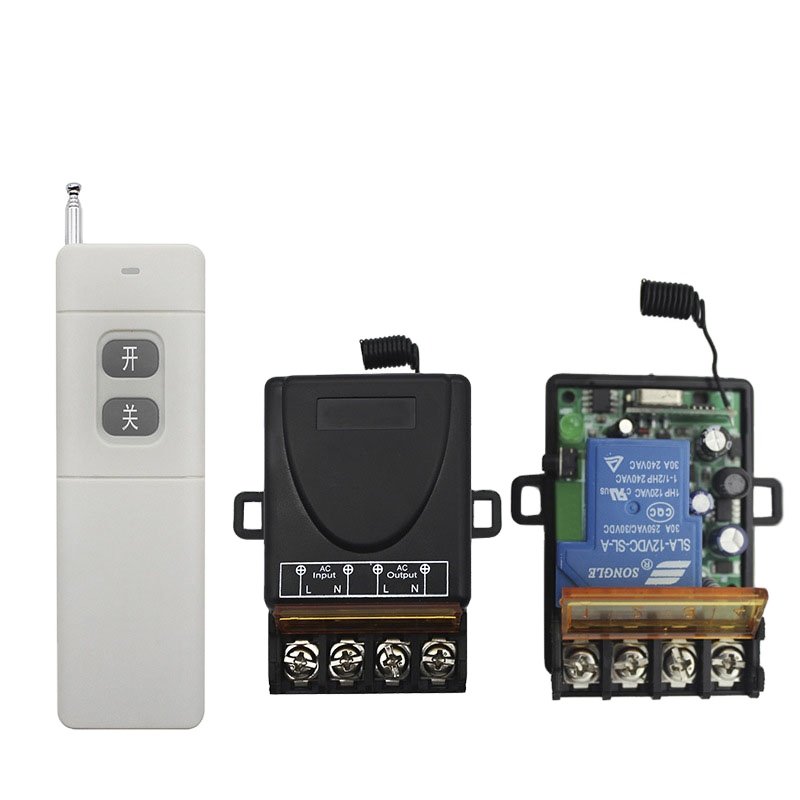 Wireless Remote Control Power Switch 85-250v on Off Single Device Remote Management