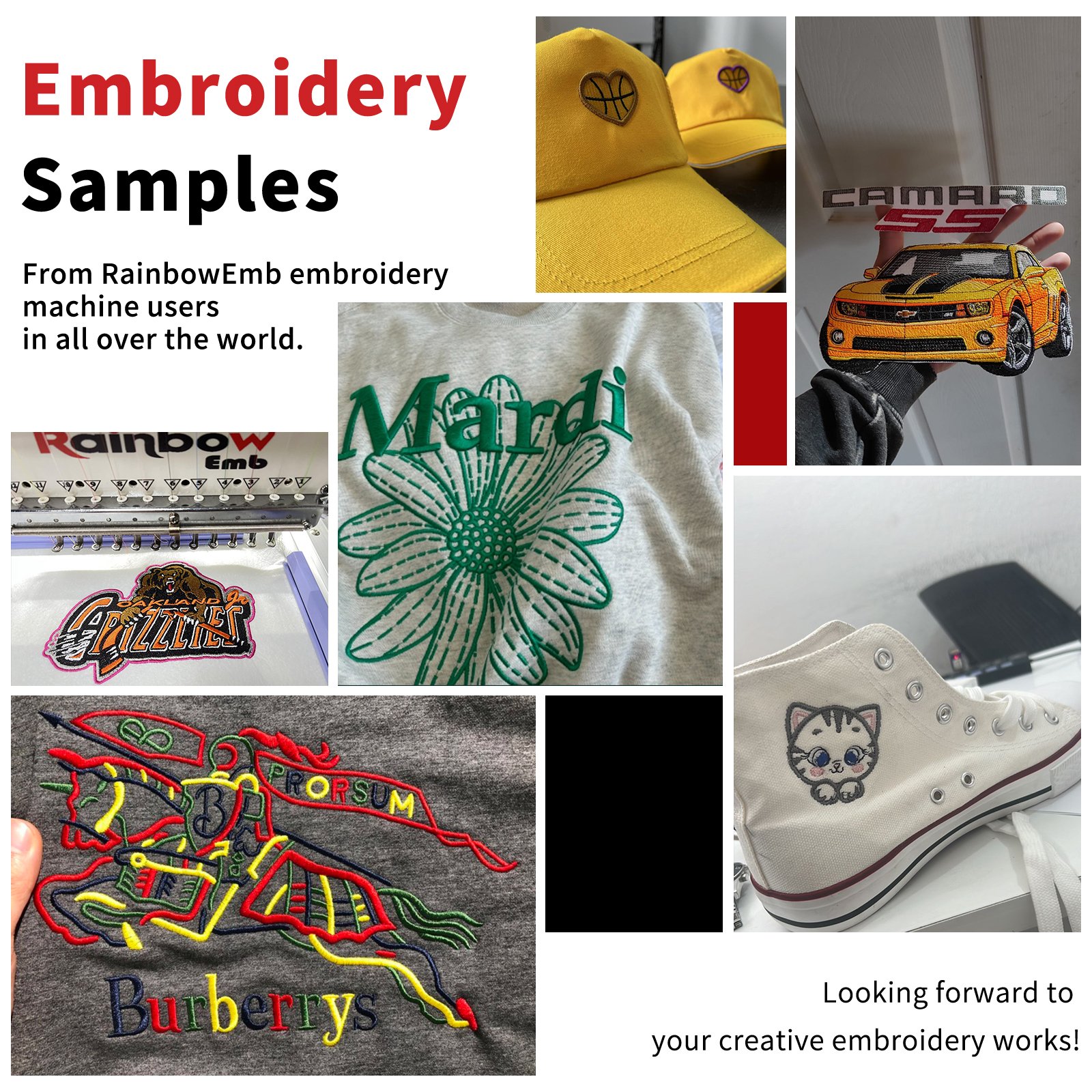 400*600 mm Computerised Beading 1 Head 15 Needle Embroidery Machine