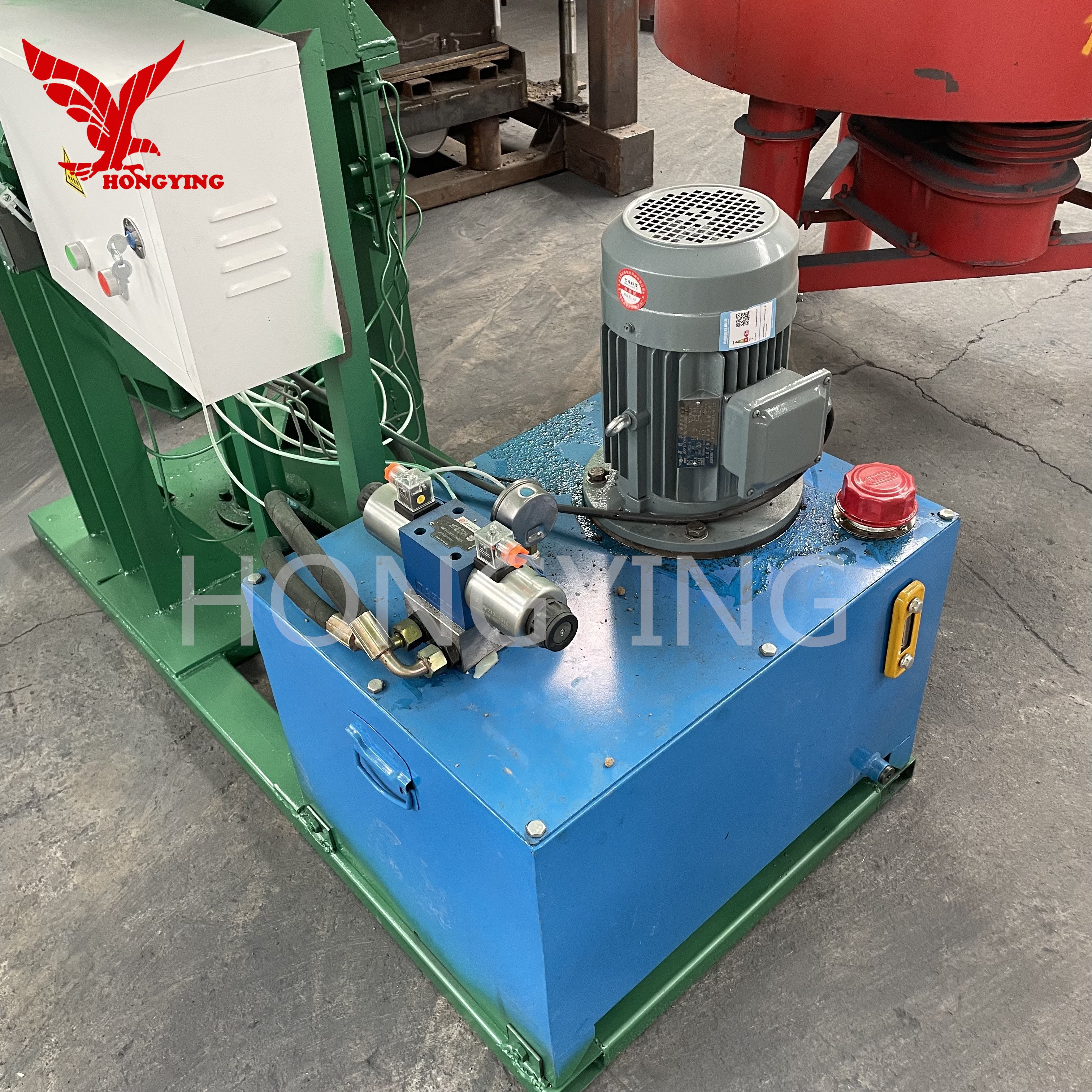 Hot Sale Semi-automatic Clay Brick Making Machinery with logo Printing