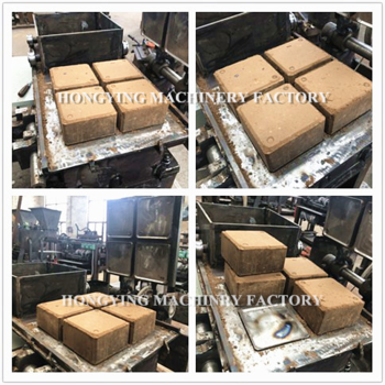 Hot Sale Semi-automatic Clay Brick Making Machinery with logo Printing