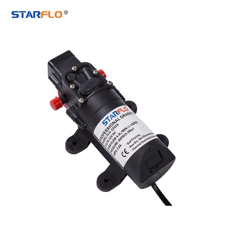 STARFLO 80PSI DC 12V Electric Marine RV Water Pump High Pressure Mist Sprayer Mini 12v Water Pump for Irrigation
