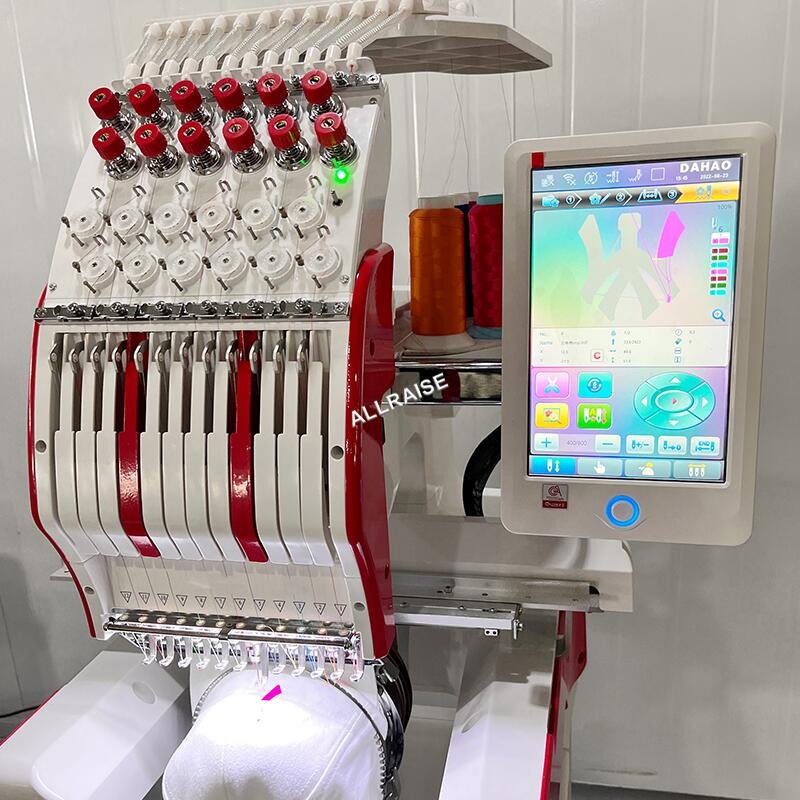 Factory Price Auto High Speed Sewing Machine Embroidery Machine Computerized Cap Flat T Shirt Embroidery Function