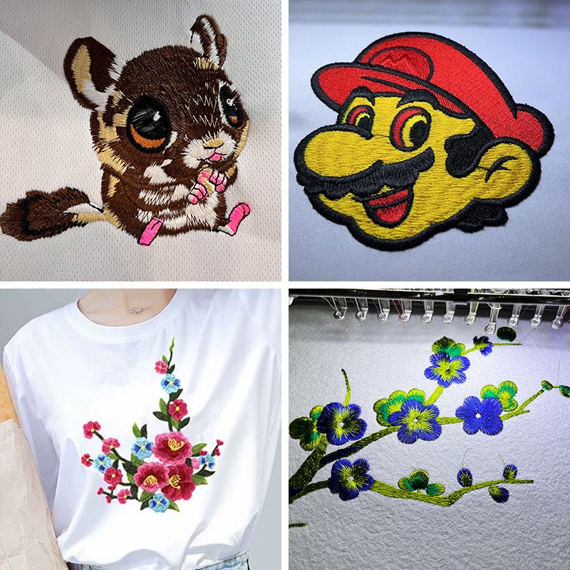 Factory Price Auto High Speed Sewing Machine Embroidery Machine Computerized Cap Flat T Shirt Embroidery Function