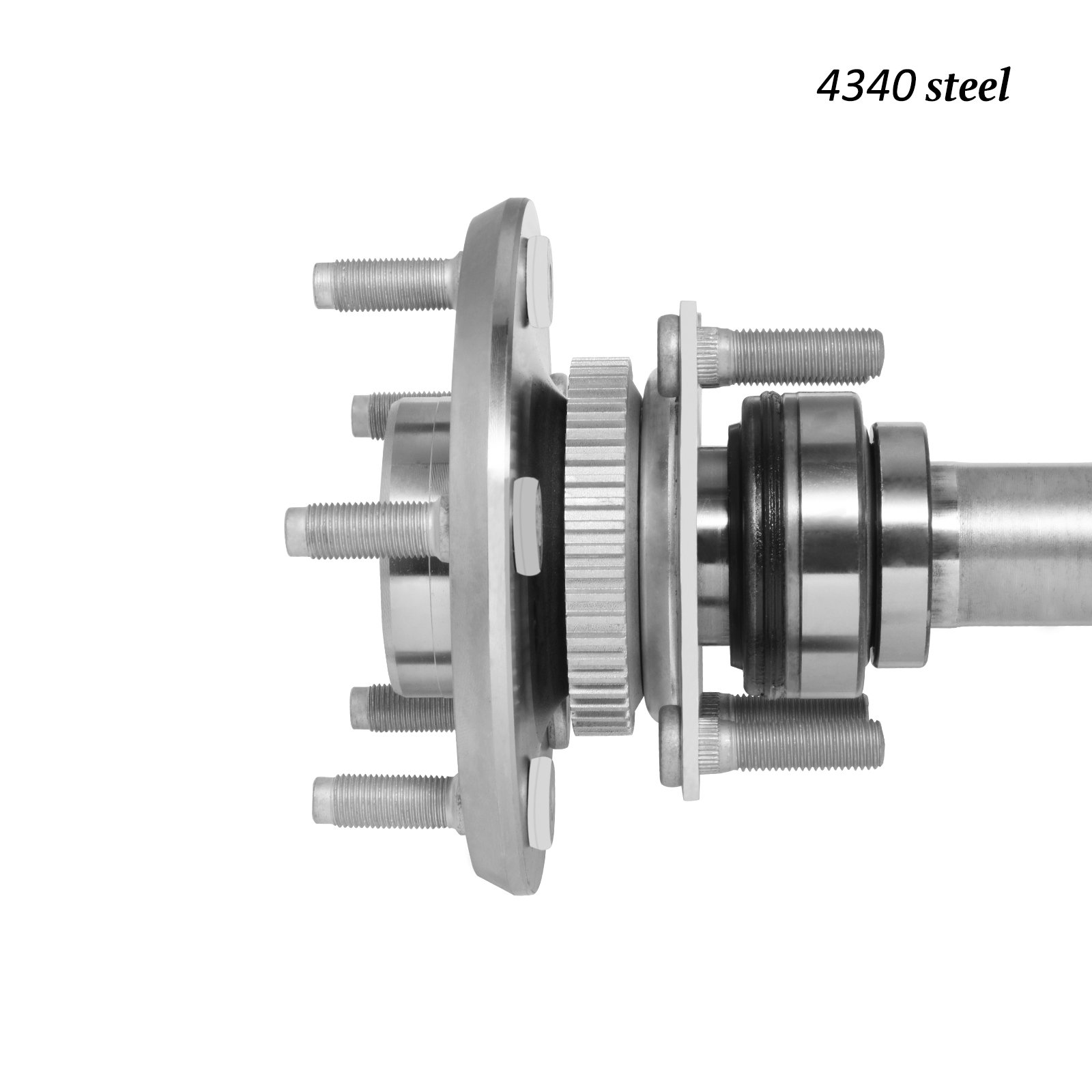 D44 4340 Rear Axle Kits 30 SPL 32"5*5.0" Auto Bearings for 2007-2018 Jeep Wrangler JK Sahara (Left Hand or Right Hand)
