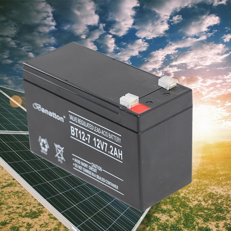 Banatton Bateria Long Life 12V 7.2Ah Lead Acid Battery Agm Rechargeable Storage Deep Cycle Energia Solar Battery Aki Motor