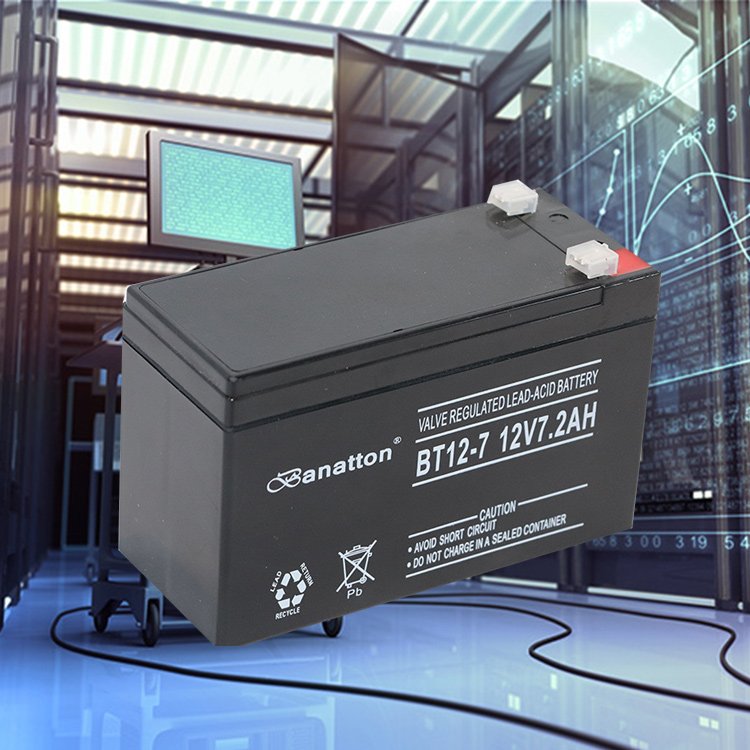 Banatton Bateria Long Life 12V 7.2Ah Lead Acid Battery Agm Rechargeable Storage Deep Cycle Energia Solar Battery Aki Motor