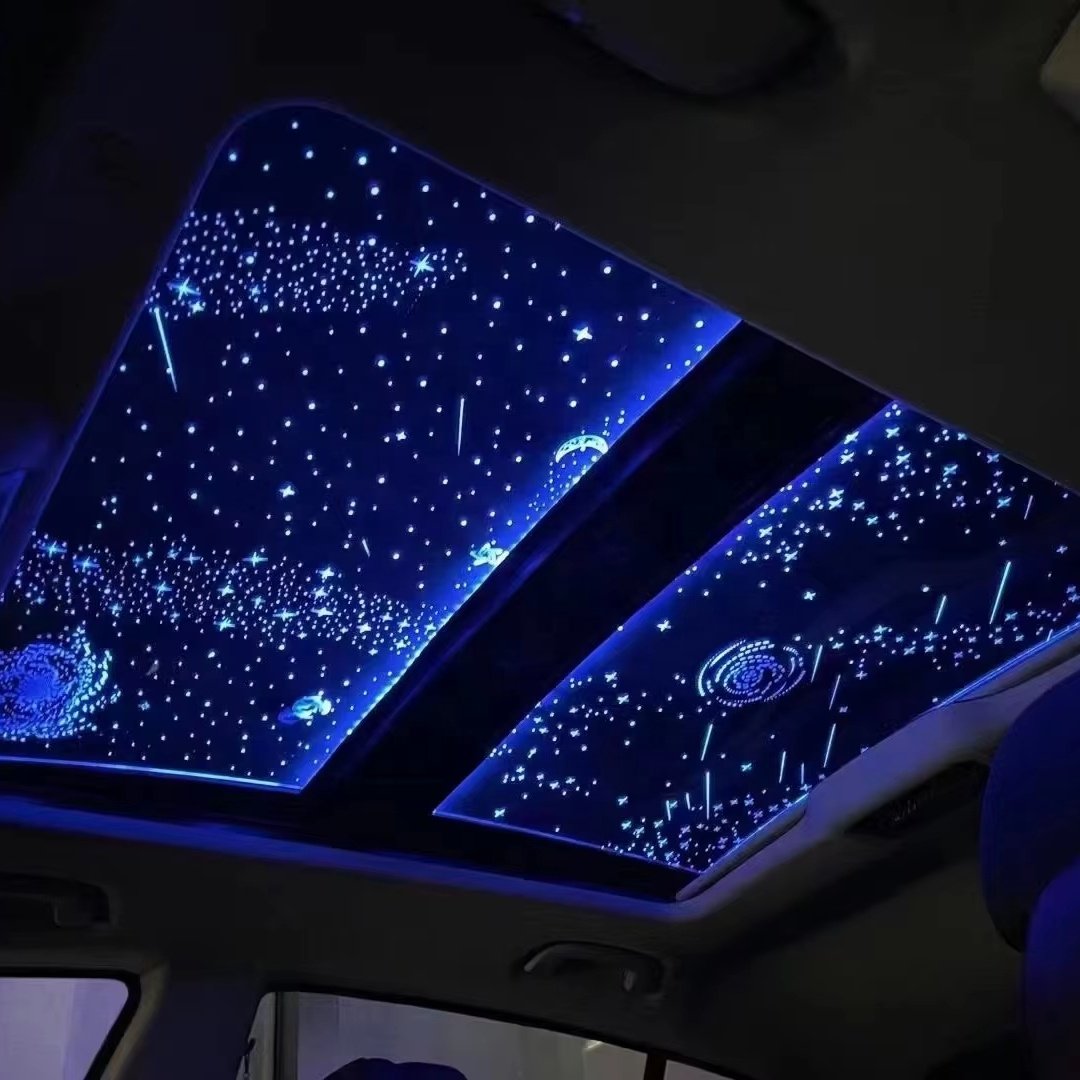 Panoramic Starry Sky Window Film Car Interior General Motors Sunroof Panoramic Romantic Atmosphere Sunroof Starry Top Movie