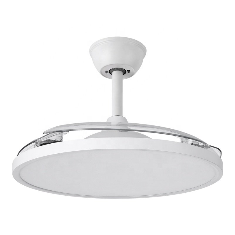 Y046 Modern Remote Control 42 Inch Bladeless 110/220v Ceiling Fans with Lights Lamp Led Designer Luz Con Ventilador Oculto Techo