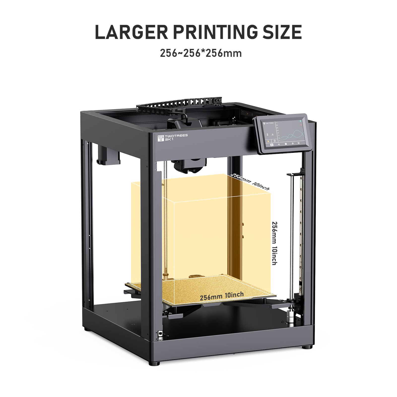 TWOTREES SK1 700mm/s Klipper Automatic Leveling Industri Industrial 3D Printer Machine Price Metal Impresora for 3D Printers FDM