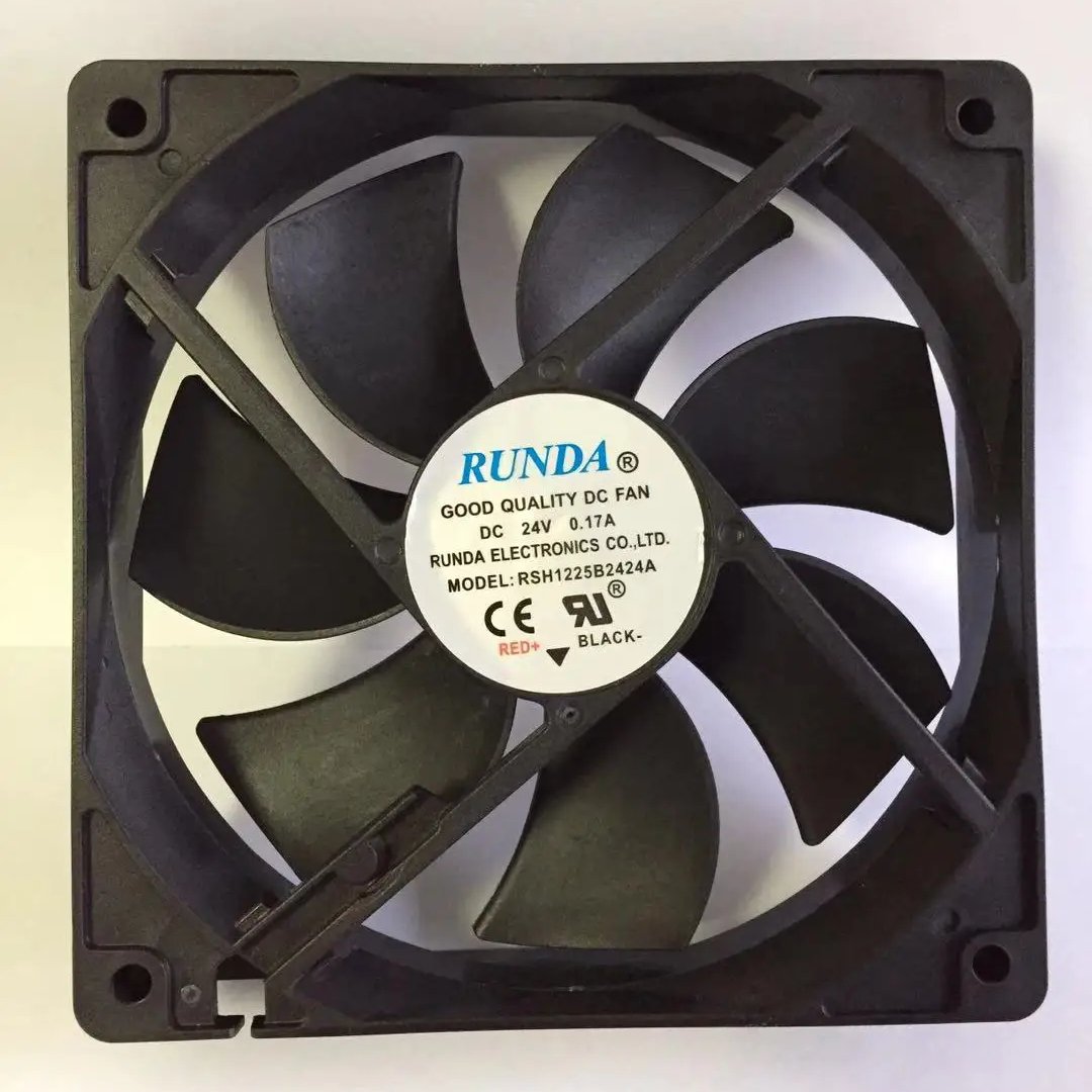 RUNDA OEM 120X120X25MM 1225 12025 12V 24 Volt DC Brushless Fan Washing Machine Motor
