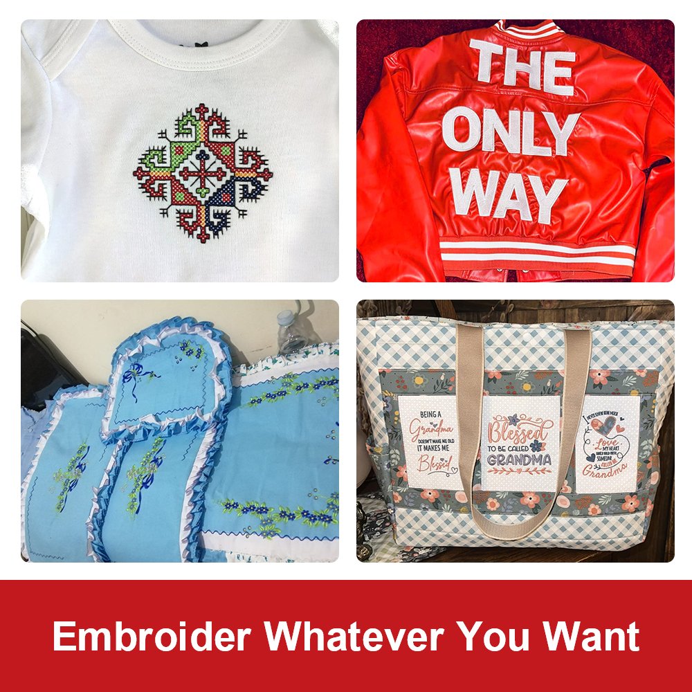 EOC05 OEM Computerized Automatic Embroidery and Sewing Machine Portable Household Small Industrial Embroidery Machine