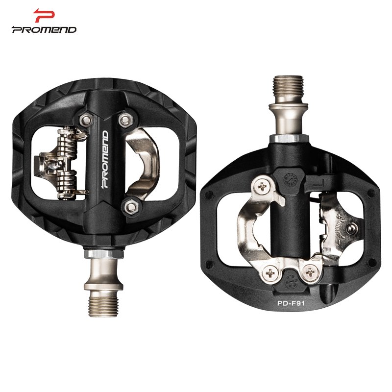 PROMEND Professional Auto Single Lock Bicycle Pedal Self-Locking Aluminum Parts with Sealed Bearing MTB Mountain Bike Cycling