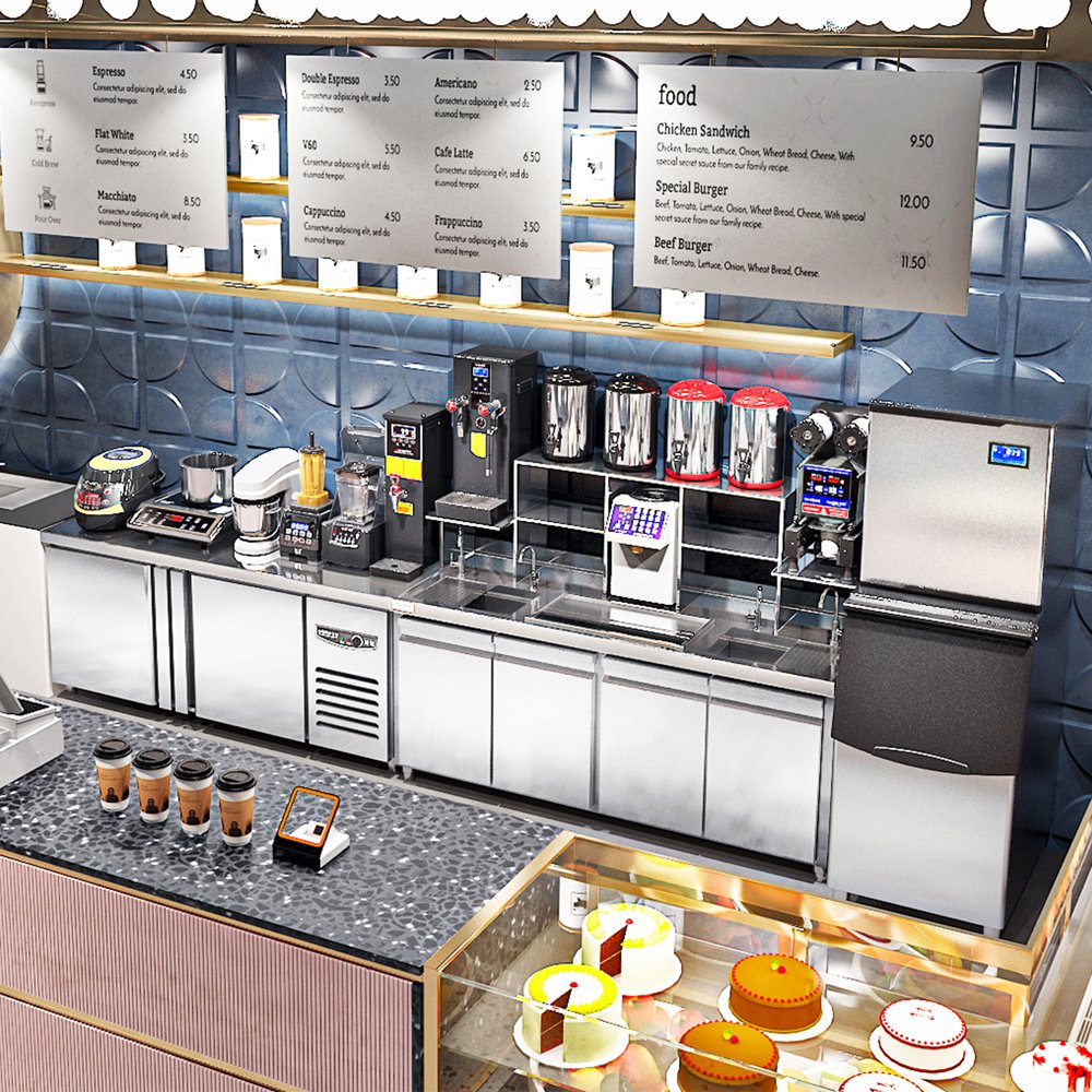 Taiwan Automatic Bubble Tea Equipment Fomiture Vending Machine