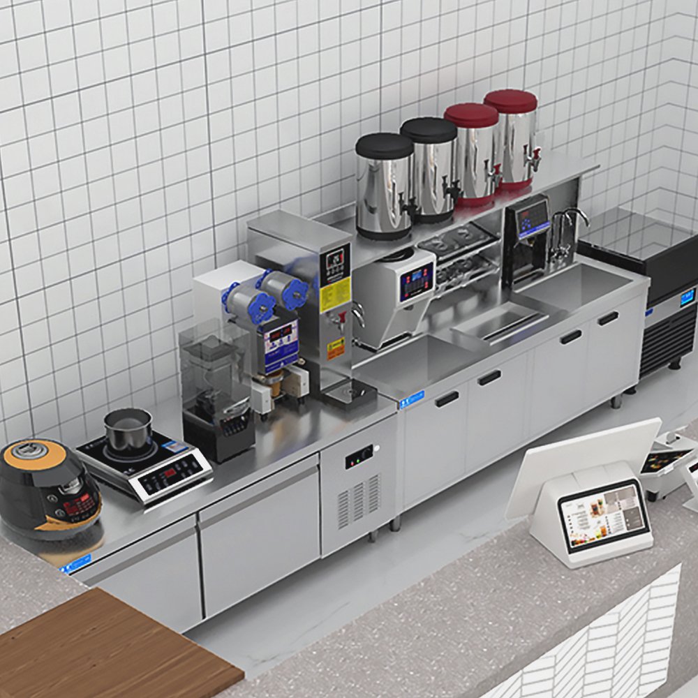 Taiwan Automatic Bubble Tea Equipment Fomiture Vending Machine
