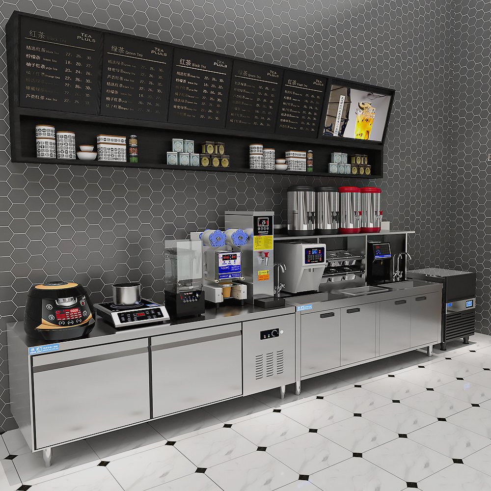 Taiwan Automatic Bubble Tea Equipment Fomiture Vending Machine