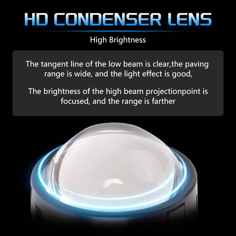 Best-Selling Sanvi S7 3-Inch Bi-LED Project Lens Headlight Lossless Installation Car Lamp Lighting System