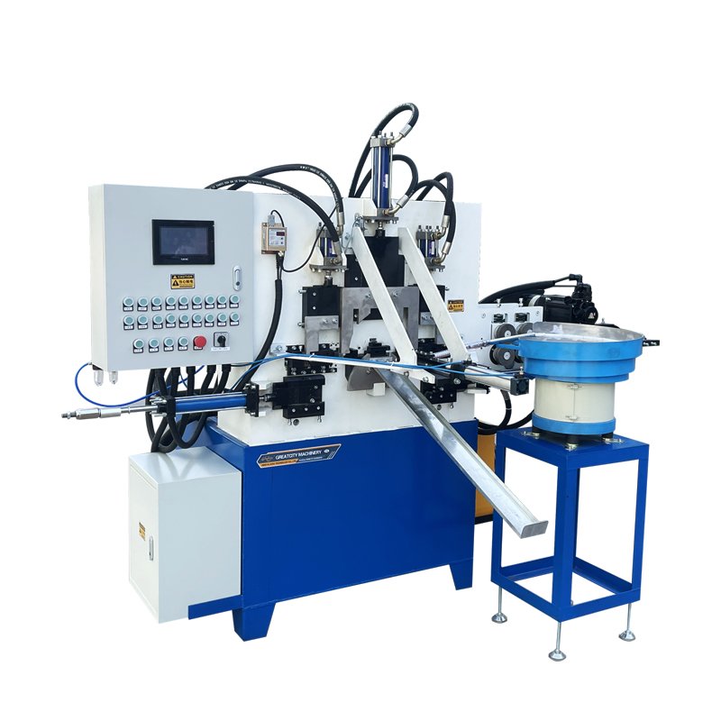 Automatic High-Speed 2-5mm Metal Wire Hydraulic Bucket Handle Forming Machine with Plastic Grip Auto Insertion
