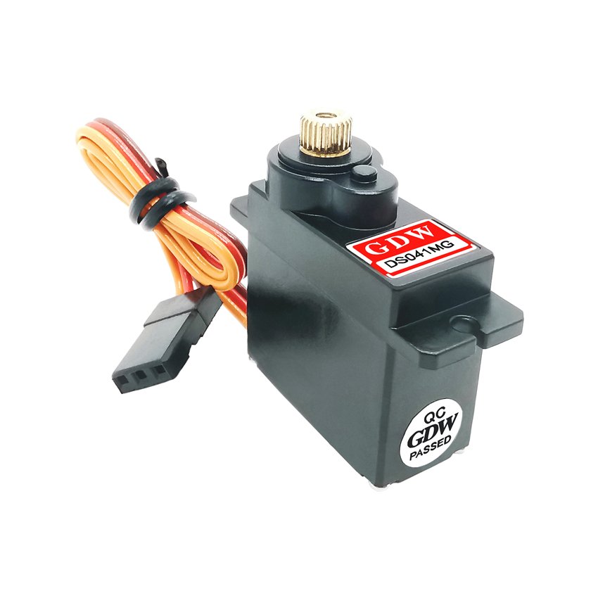 GDW DS041MG High-Speed Micro Servo 0.1 Sec 5KG Micro Torque Metal Gear Motors for RC Cars Helicopters Fixed-Wing Robots