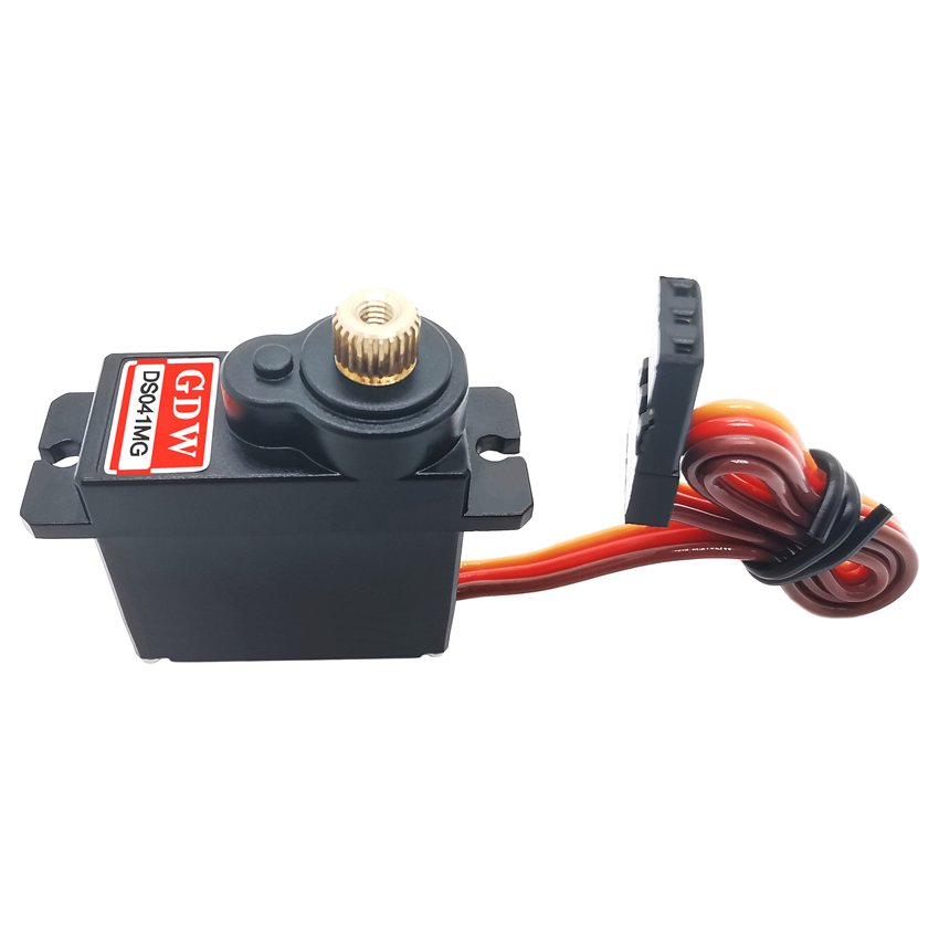 GDW DS041MG High-Speed Micro Servo 0.1 Sec 5KG Micro Torque Metal Gear Motors for RC Cars Helicopters Fixed-Wing Robots