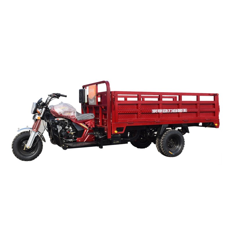 Hydraulic Auto Tilting Gasoline Motor Tricycle Freight Five Wheel Motorized Tricycle China Factory Sales