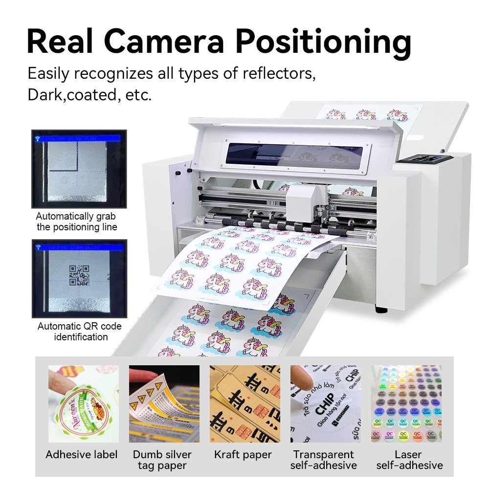 2025 Hot Selling High Speed Table Cardboard Label Sheet Cutting Machine Cutter Automatic Feeding Label Die Cutting Machine