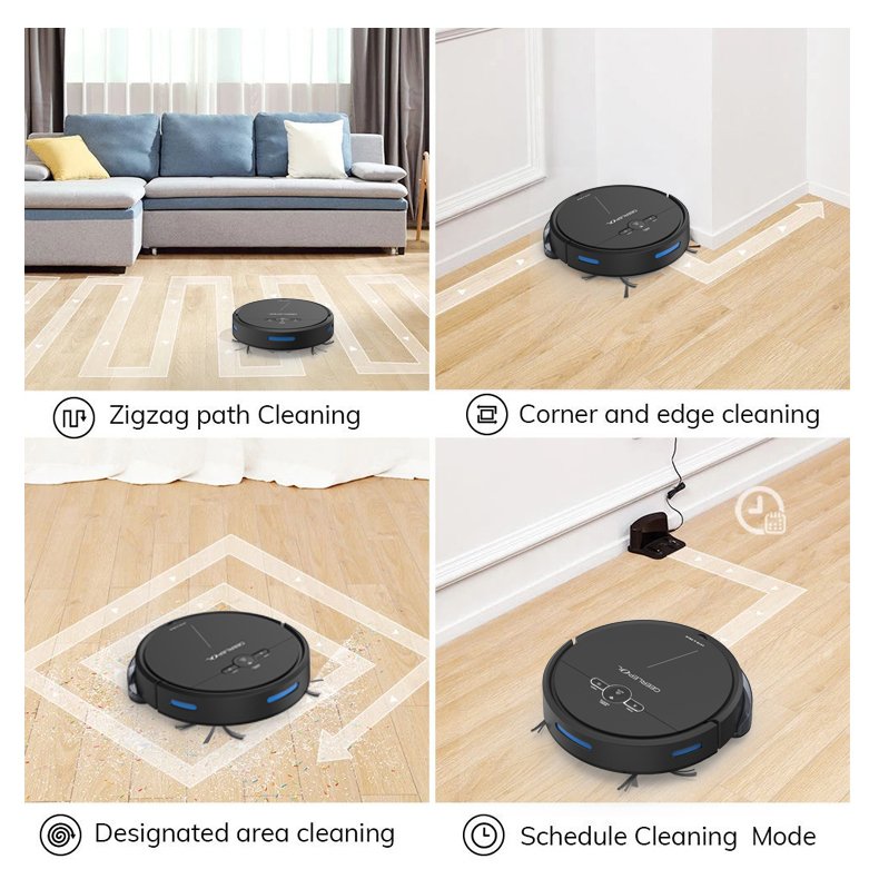 Gyroscope Robot Vacuum Cleaner 2500Pa Auto Charge Smart Wifi App House Room Cleaning Robot Vacuum Cleaner With Competitive Price