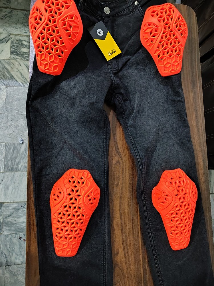 Level 2 Ce Approved Red Pads Racing Jeans for Men and Women Motocross Team Printed Protective Pants for Adults Motorcycle Riding