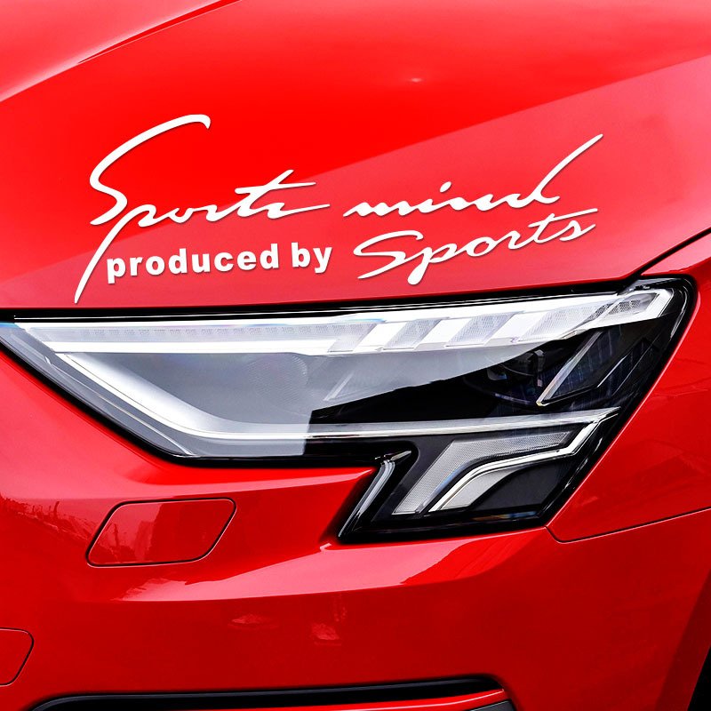 Custom Vehicle Sedan UV Proof Vinyl Laser Reflective Decal Auto Car Hood Bumper Scratch Coverage Sports DIY AD Decor Stickers