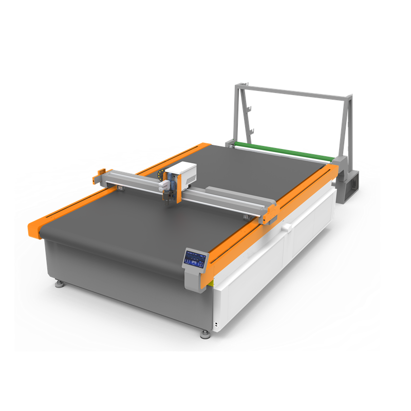 Jinan Round Cutting Machine for Fabrics With Auto Feeding Able Fabric Cutting Table for Sale