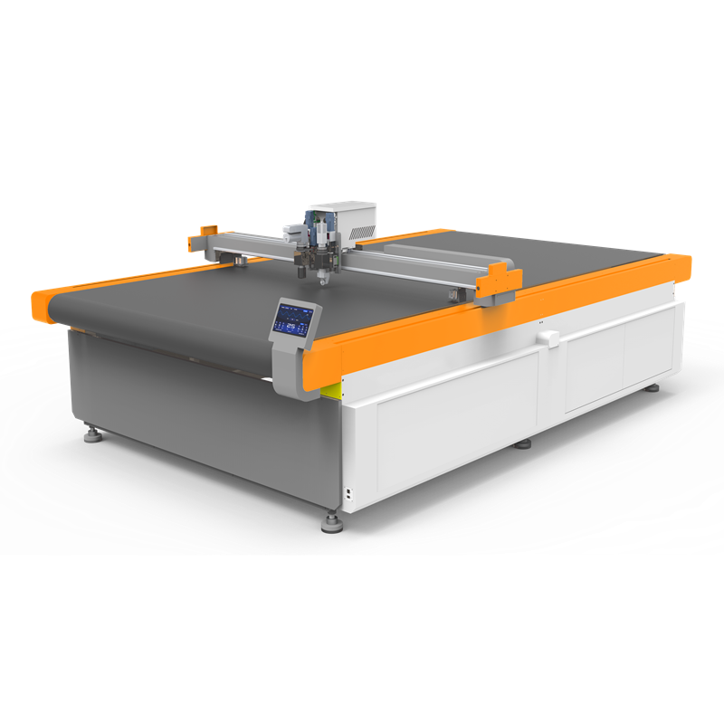 Jinan Round Cutting Machine for Fabrics With Auto Feeding Able Fabric Cutting Table for Sale