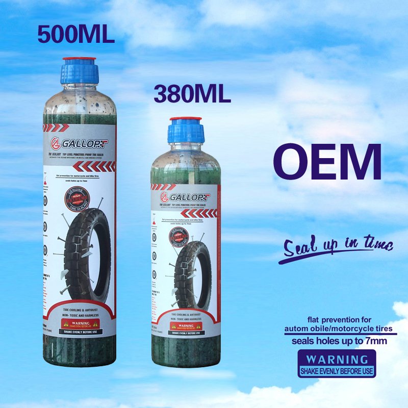 GALL 380ml 500ml Car Tire Sealant Electric Vehicle Vacuum Tire Repair Fluid Repair Factory Shipments Can Be Imported Exported