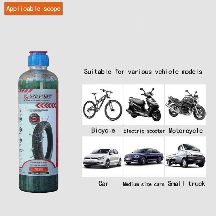 GALL 380ml 500ml Car Tire Sealant Electric Vehicle Vacuum Tire Repair Fluid Repair Factory Shipments Can Be Imported Exported