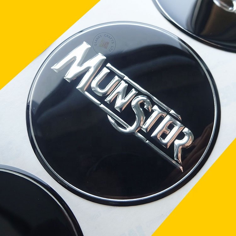 UV Stable Polyurethane Domed Emblem Water Proof Labels Gel Coated Auto Decal Motor Sign Sticker 3d Epoxy Resin Domed Car Badge