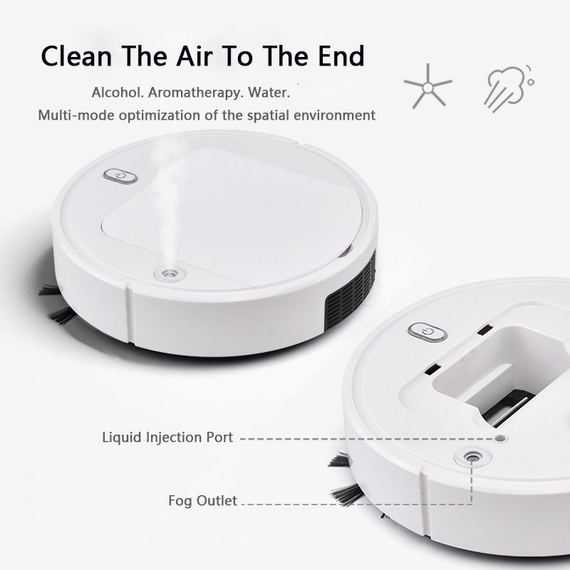 Multifunctional Auto Intelligent Sweeping Robot Smart Floor Cleaner Rechargeable Dry Wet Mop Cleaning Robot Suction Home Clean