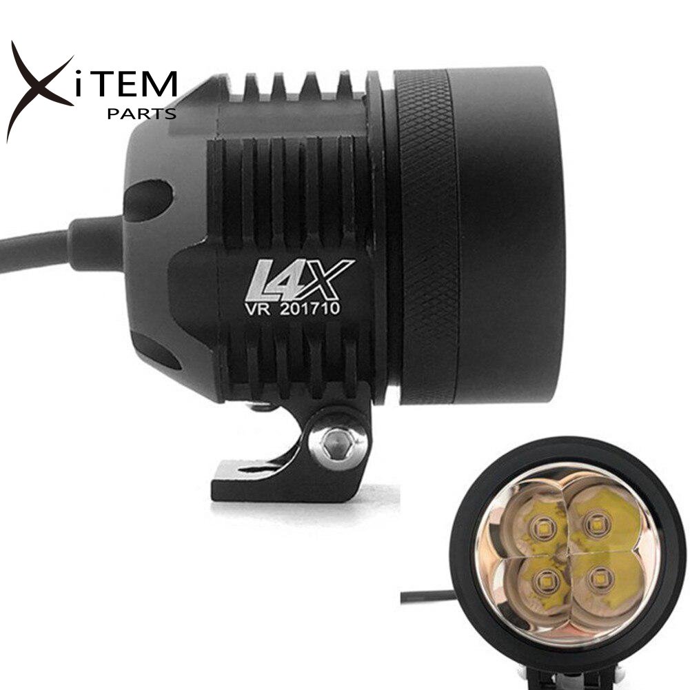 Super Bright Spotlight L4x Motorcycles Lighting 6000k Motor Light Spotlight