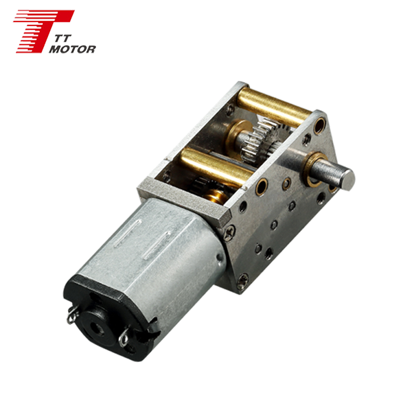 N10 N20 N30 6V 12V 260rpm Micro High Torque Dc Worm Geared Electric Motor With Right Angle Worm Gearbox