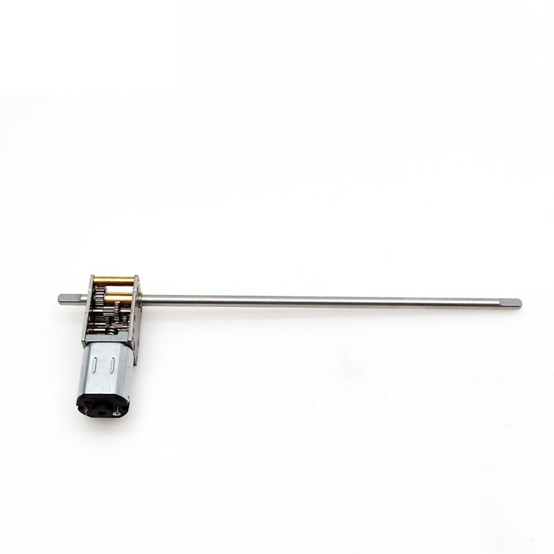 N10 N20 N30 6V 12V 260rpm Micro High Torque Dc Worm Geared Electric Motor With Right Angle Worm Gearbox