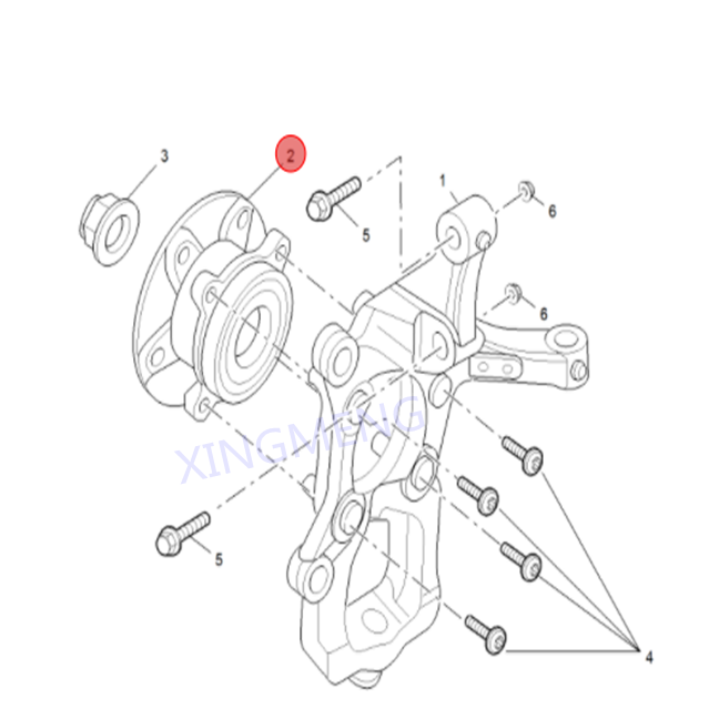 Adapter MG RX5 mg GS Front Wheel Bearing Axle Head Rear Wheel Hub Bearing Rear Wheel Axle Head Hub Bearing10094007