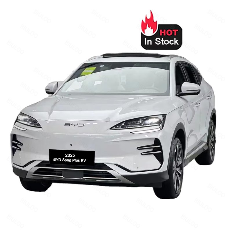 Byd Electric Cars Auto Right Hand Drive in Stock Electric Car Byd Song Plus Cheap Ev Children 2025 UZ Byd Electric Car
