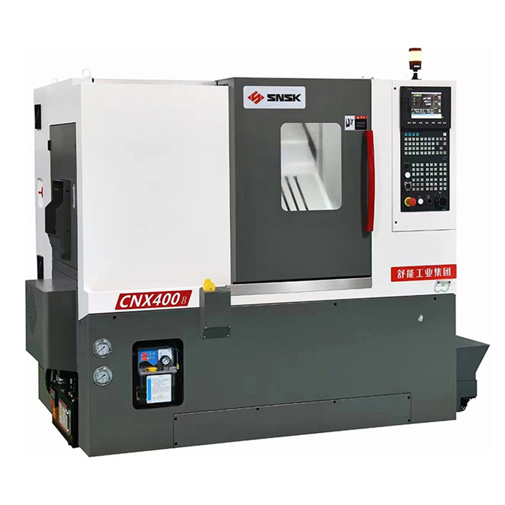 SNSK CNX400B 2 Axis Auto High Reliability Loader Small Parts Turret Parts Stock CNC Lathe Machine